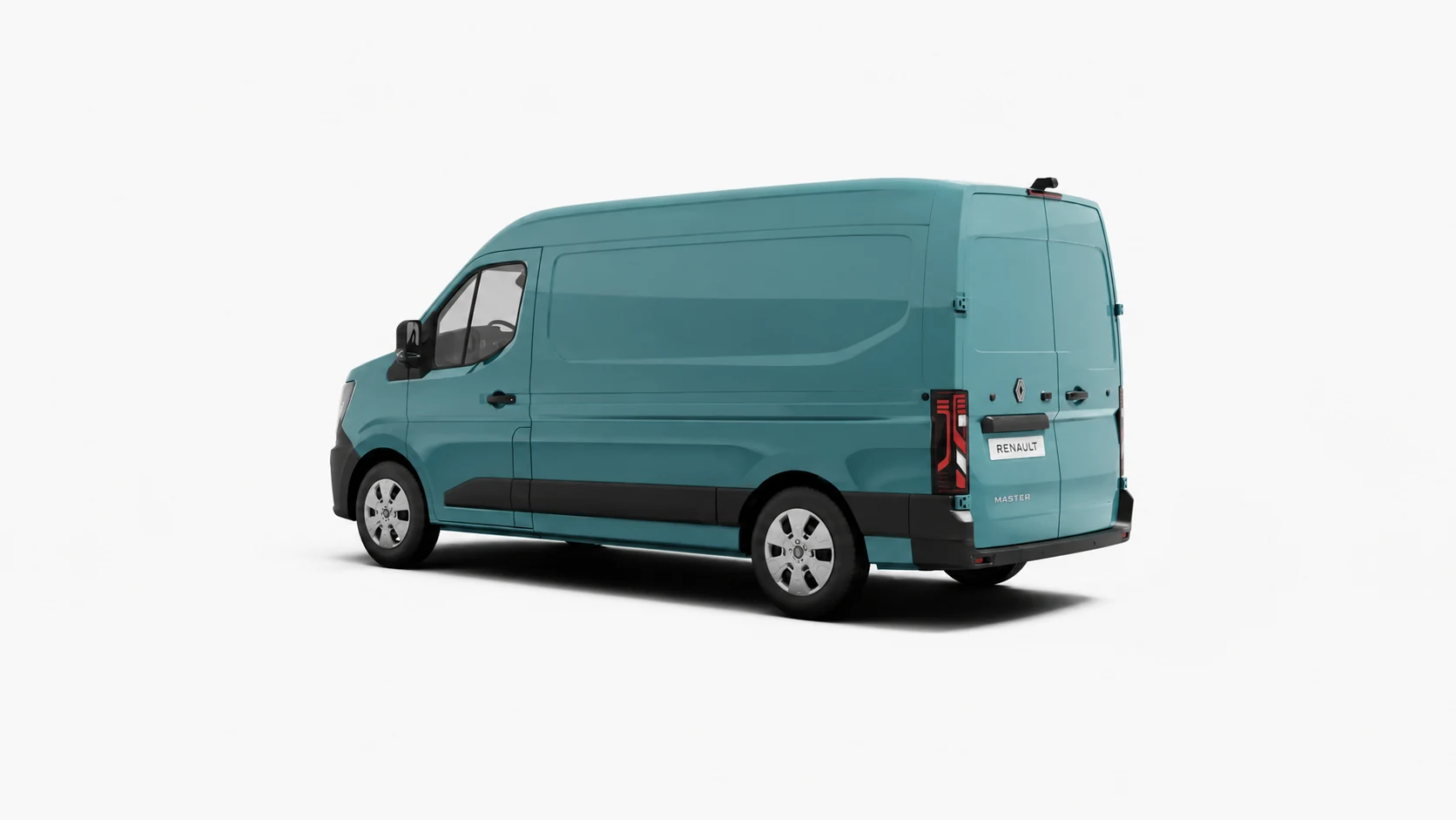 Renault Master L3H2 2023 bleu-vert, vue arrière
